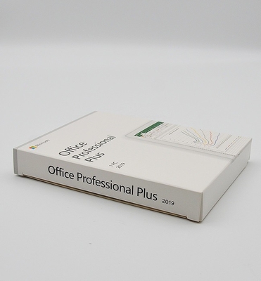Yüksek Hızlı Sürüm 4.7GB DVD Ortamı Microsoft Office 2019 Professional Plus DVD Perakende Kutusu