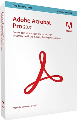 Adobe Acrobat Pro 2020 Perakende Kutusu
