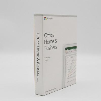 Yüksek Hızlı Sürüm Microsoft Office 2019 Ev ve İş PKC Perakende Kutusu